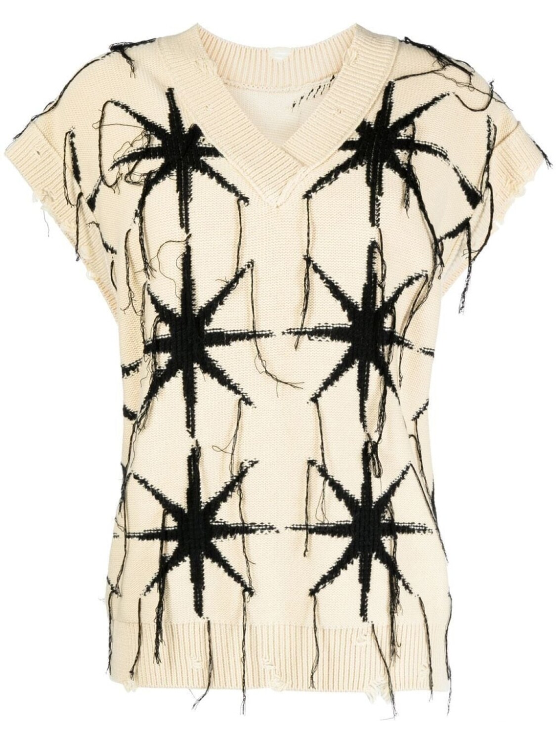 

JNBY трикотажный жилет с узором, нейтральный цвет