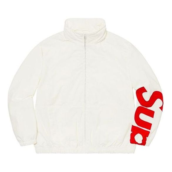 

Куртка spellout track jacket 'white red' Supreme, белый