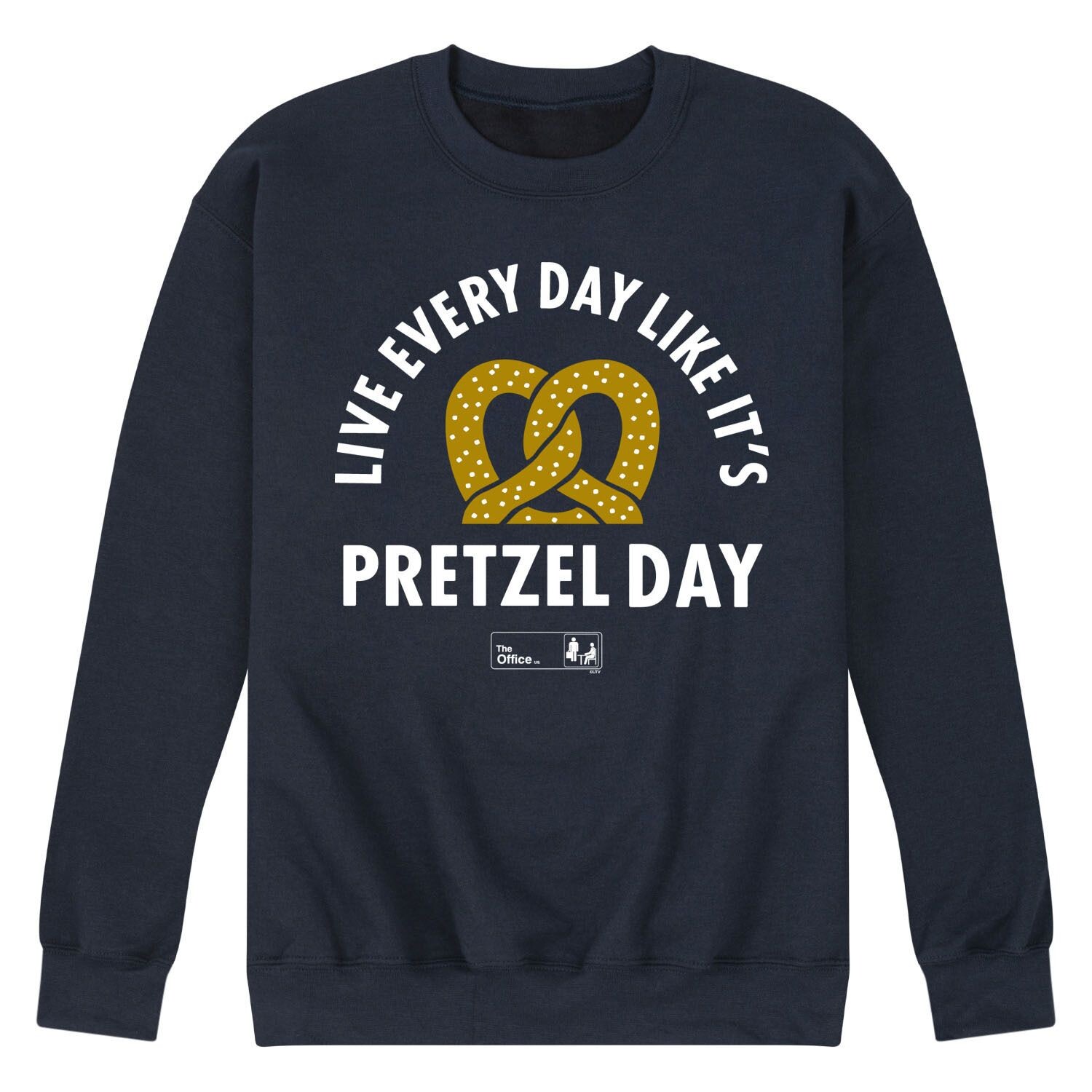 

Мужской свитшот The Office Pretzel Day Licensed Character