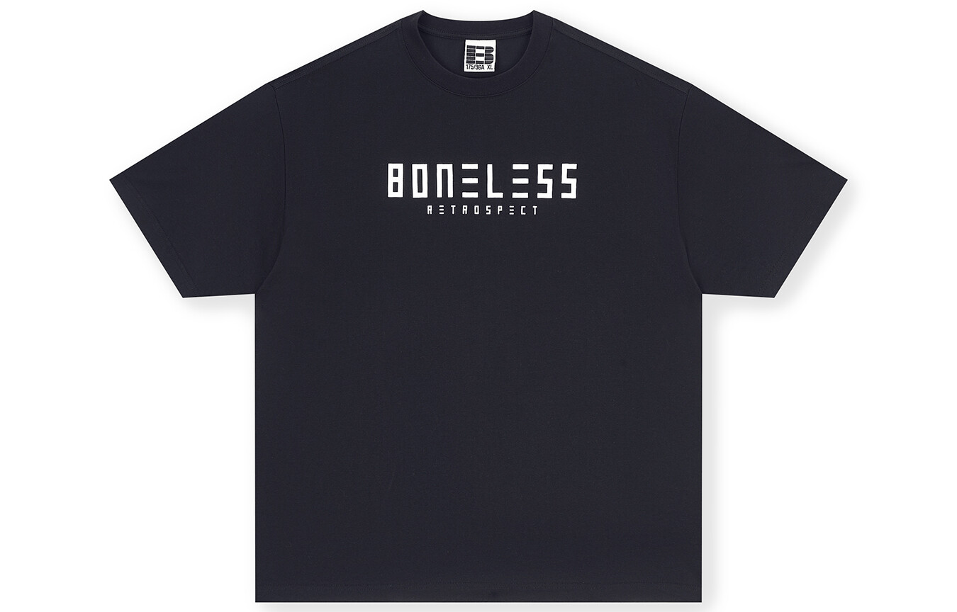 

Футболка унисекс Boneless, серый/синий