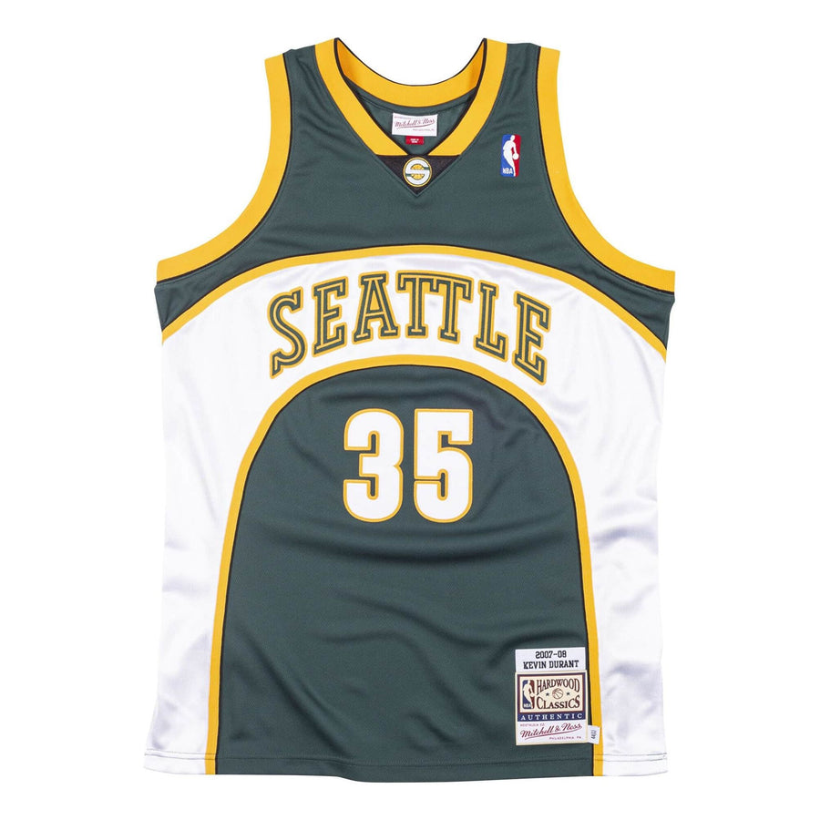 

Джерси Mitchell & Ness x NBA Seattle Super Sonics 2007-08 Road Jerseys 'Kevin Durant 35', зеленый