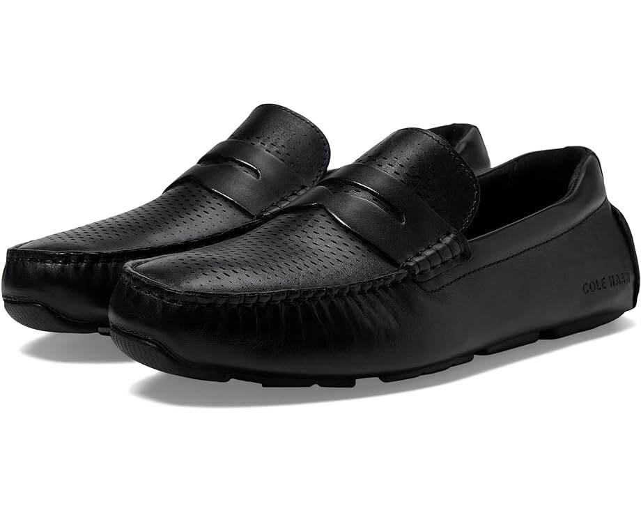 

Лоферы Cole Haan Grand Laser Penny Driver, цвет Black/Black