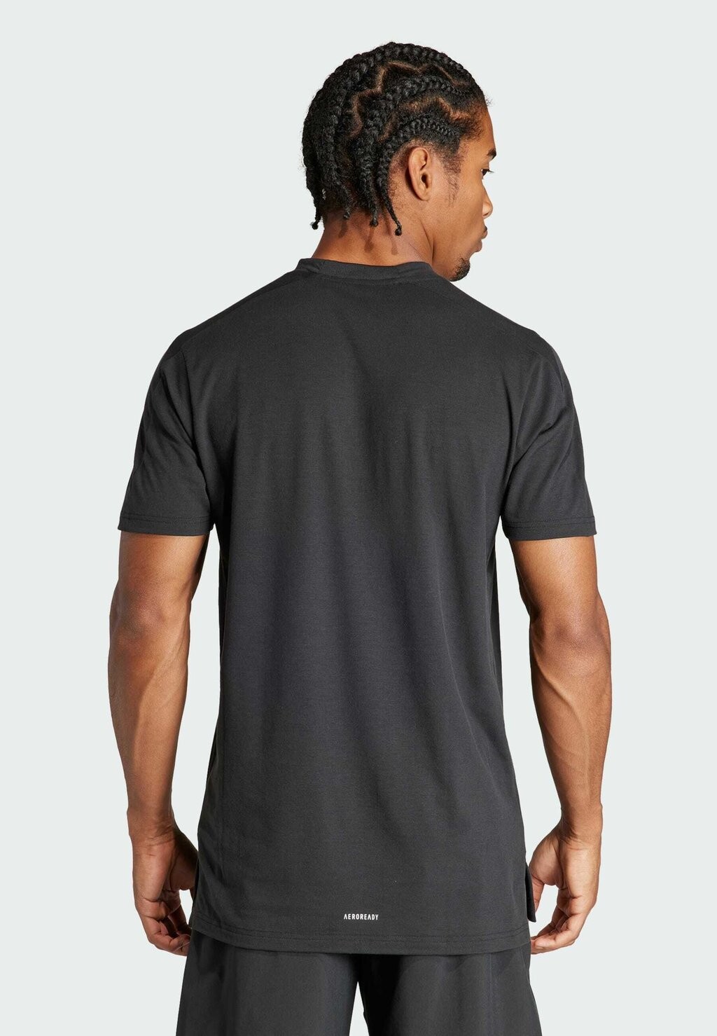 Спортивная футболка Designed For Training Workout Tee Adidas, черный — фото 2