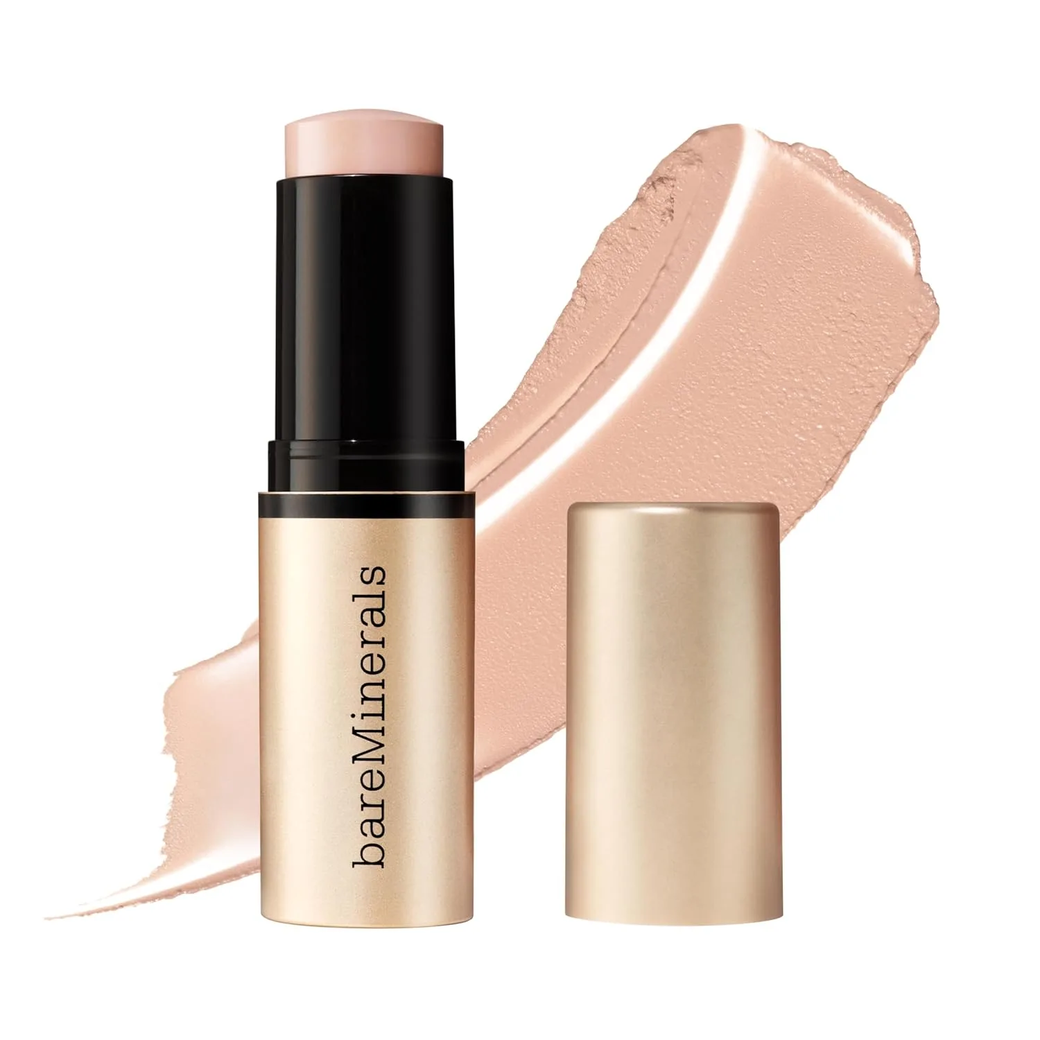 bareMinerals Complexion Rescue Luminous Hydrating Skin Tint Stick - легкий тональный стик с наращиваемым покрытием, 24-часовая гидратация, выравнивает тон, веганский, без жестокости, протестировано дерматологами, AG Wheat 4.5