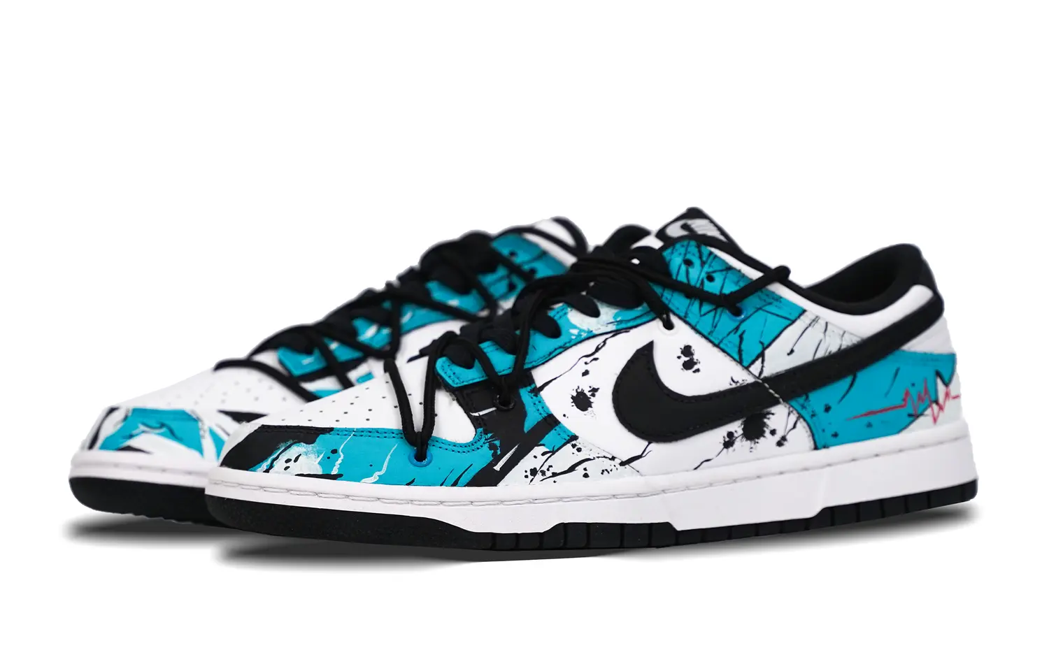 

Кроссовки Nike Dunk Skateboard Shoes Women's Low-Top Blue