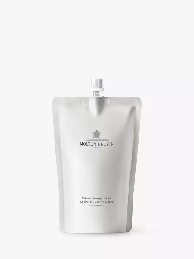 Жидкое мыло для рук Delicious Rhubarb & Rose, сменный блок, 400 мл Molton Brown