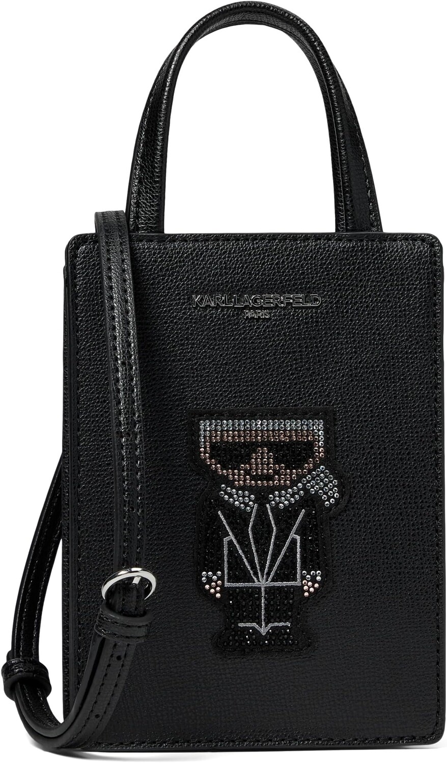 

Сумка кросс-боди Karl Lagerfeld Paris Maybelle Crossbody, цвет Black/Stone