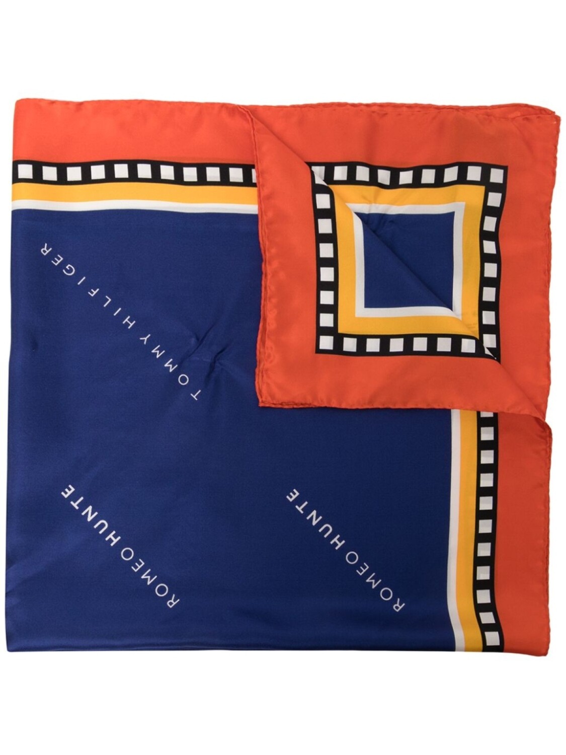 

Romeo Hunte шелковый платок из коллаборации с Tommy Hilfiger, синий