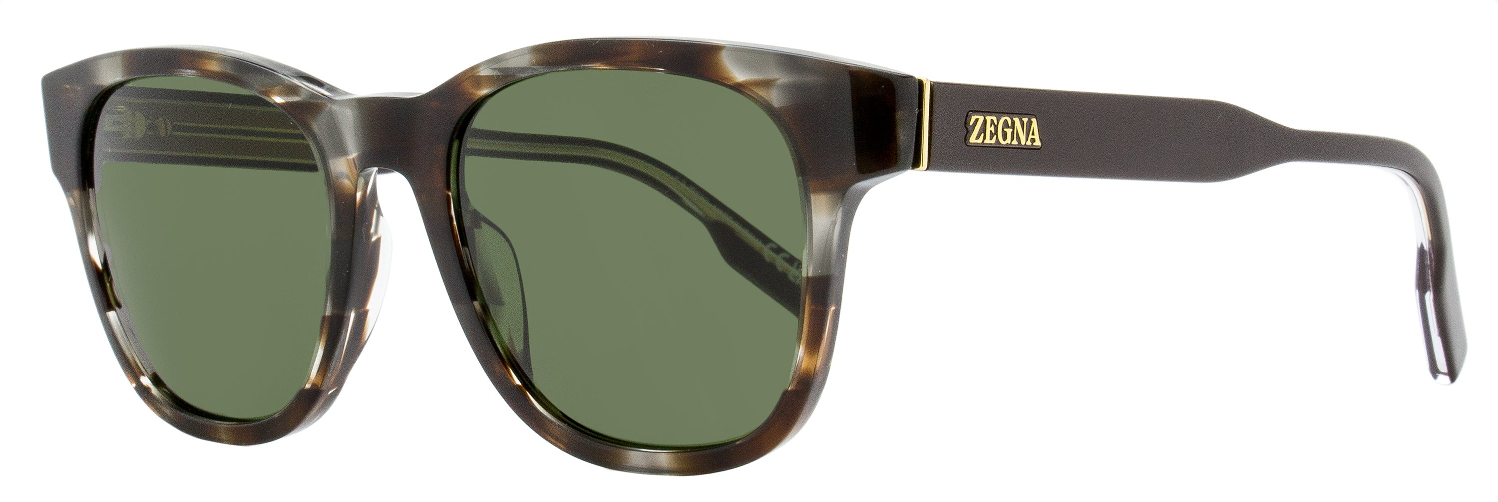 

Мужские классические солнцезащитные очки Zegna EZ0222 50N серые гавана 52 мм