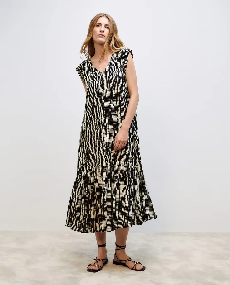 

Длинное платье без рукавов Woman El Corte Inglés, черный