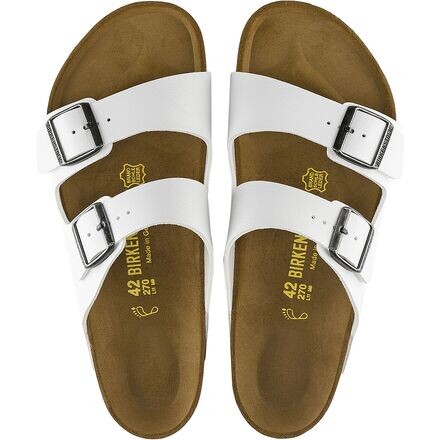 Сандалии Arizona женские Birkenstock, цвет White Birko-flor — фото 3