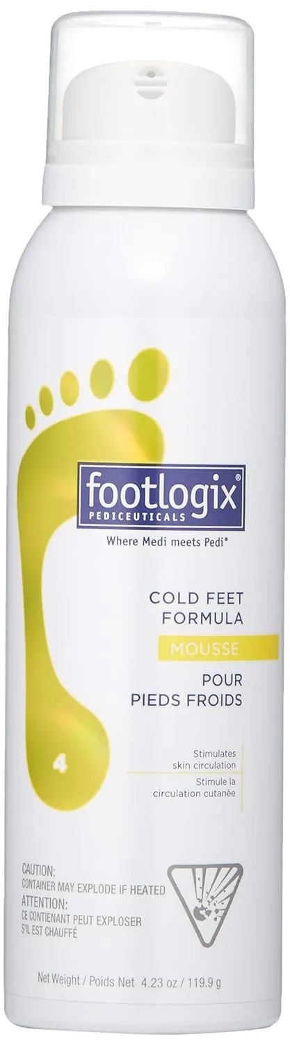 FOOTLOGIX Cold Feet Formula, 4.23 унции