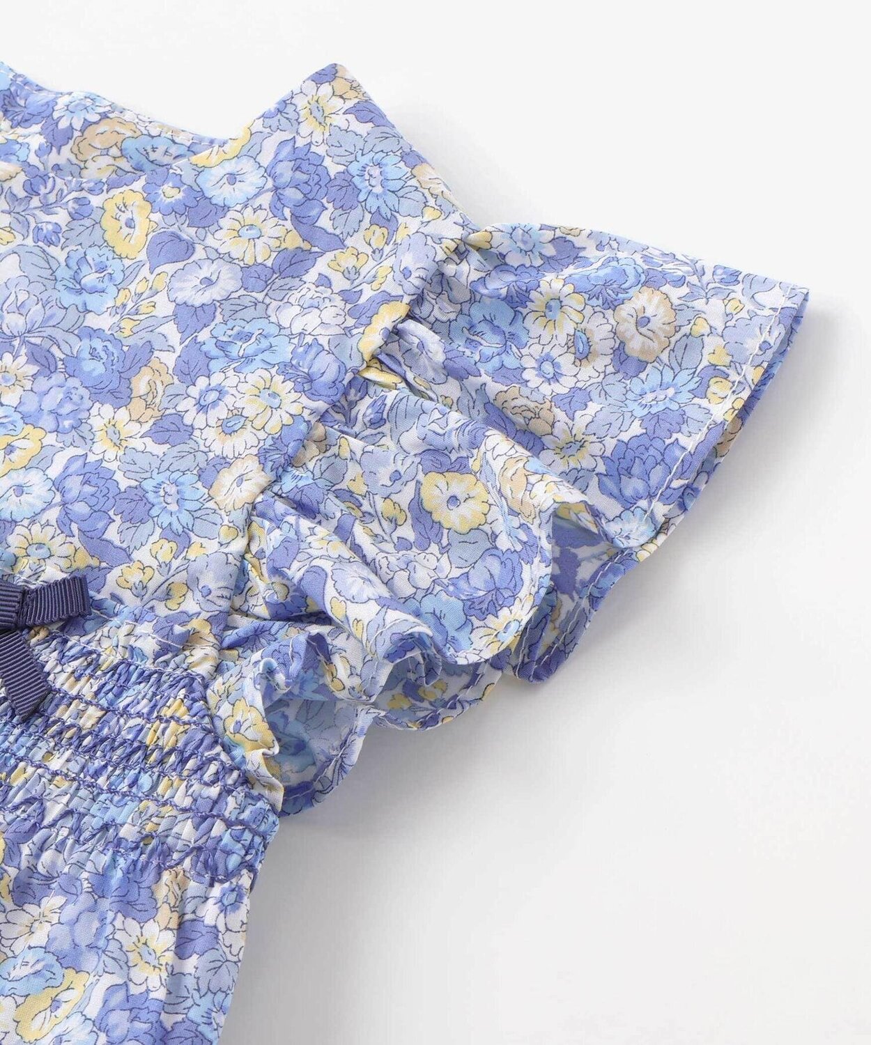 Платье и трусики Liberty (Leontyne Dream) Tana Lawn с принтом из хлопка для младенцев (70-90 см) Tartine et Chocolat, Blue — фото 4