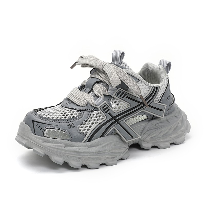 

Низкие детские кроссовки для повседневной жизни YUZHAOLIN, серый