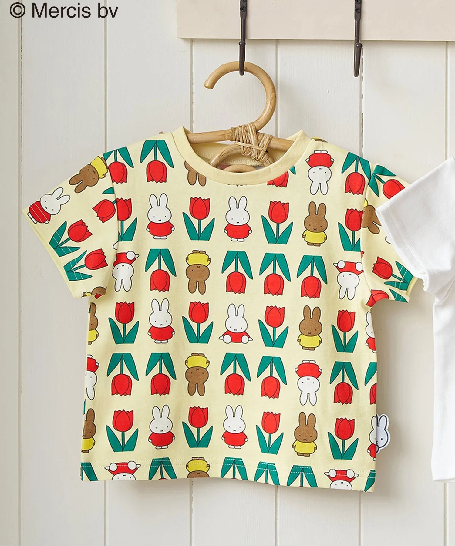 Детская футболка Miffy с цветочным принтом Miffy белая
