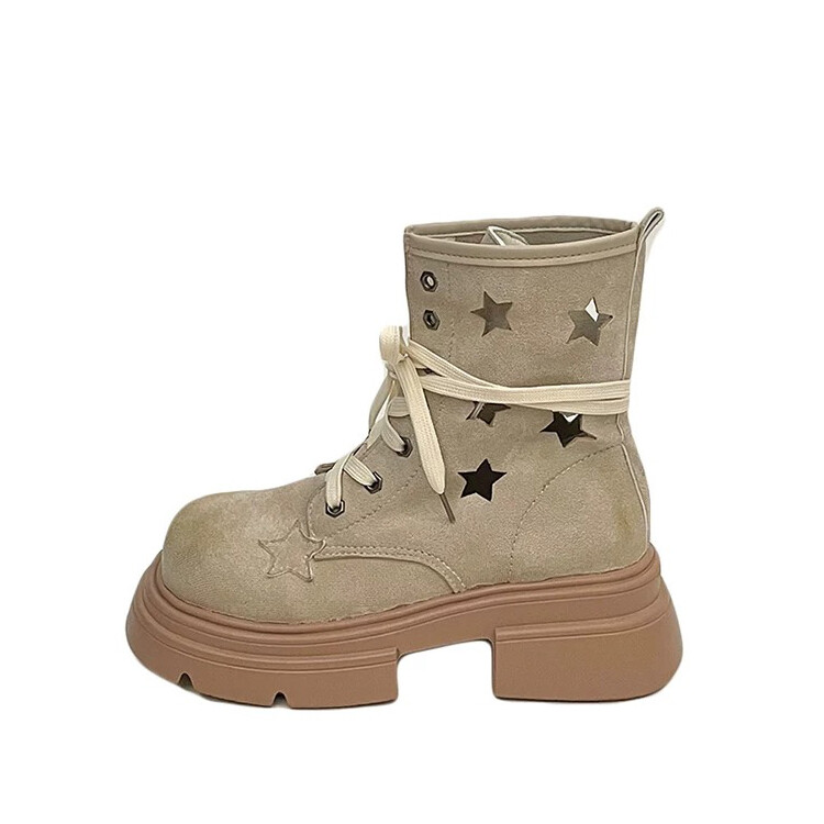 

Ботинки Martin Boot женские Lianghuo, кремовый