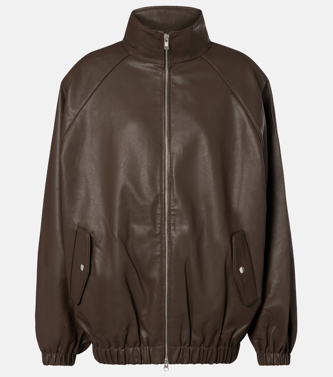 

Бомбер из искусственной кожи Senta The Frankie Shop, Khaki Brown