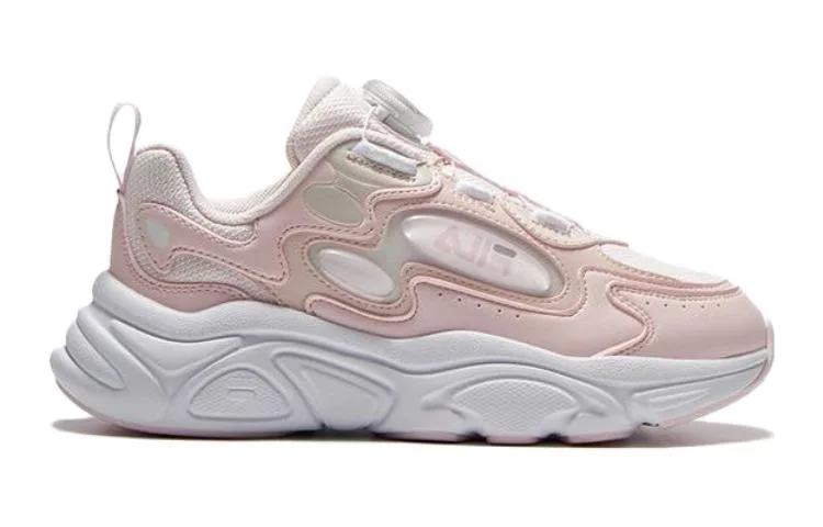 FILA KIDS Mars Slip Resistant Anti Kick Cushioning Low top детские кроссовки для бега Pink White — фото 4