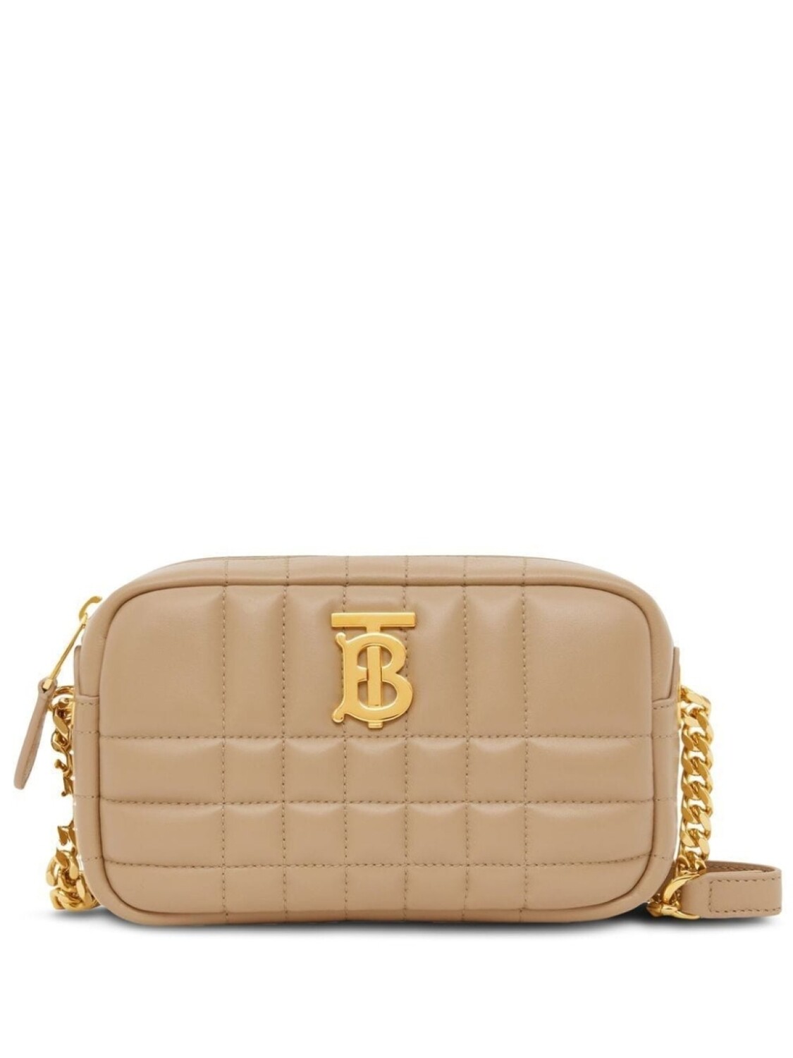 

Стеганая сумка Burberry Lola, нейтральный цвет