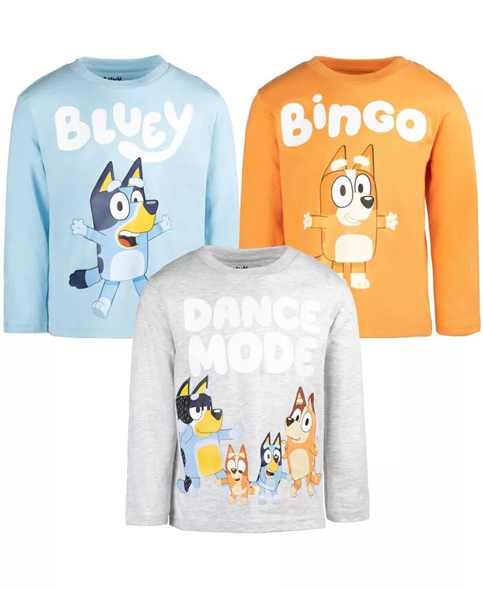 

Упаковка из 3 футболок для малышей Bluey, оранжевый