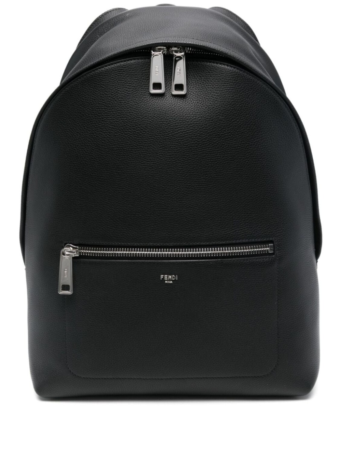 

Кожаный рюкзак FENDI, черный