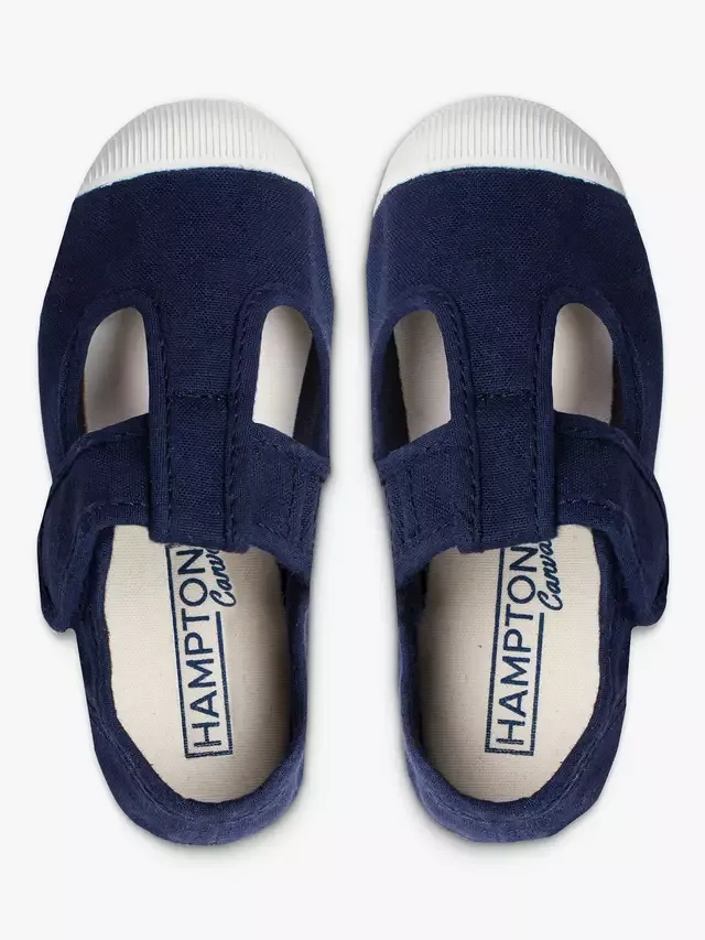 Детские кеды Hampton Champ из парусины Trotters, Navy — фото 2