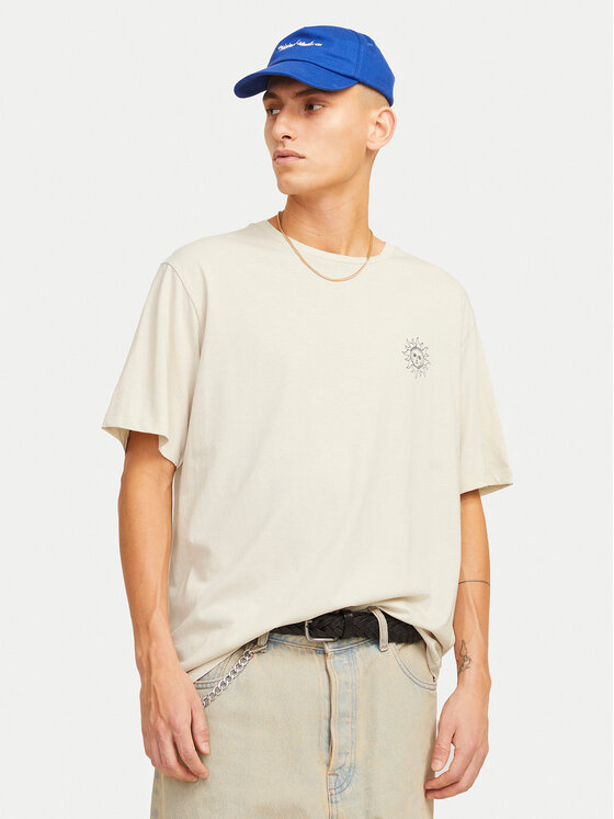 

Футболка свободного кроя Jackie 12271366 Jack&Jones, бежевый