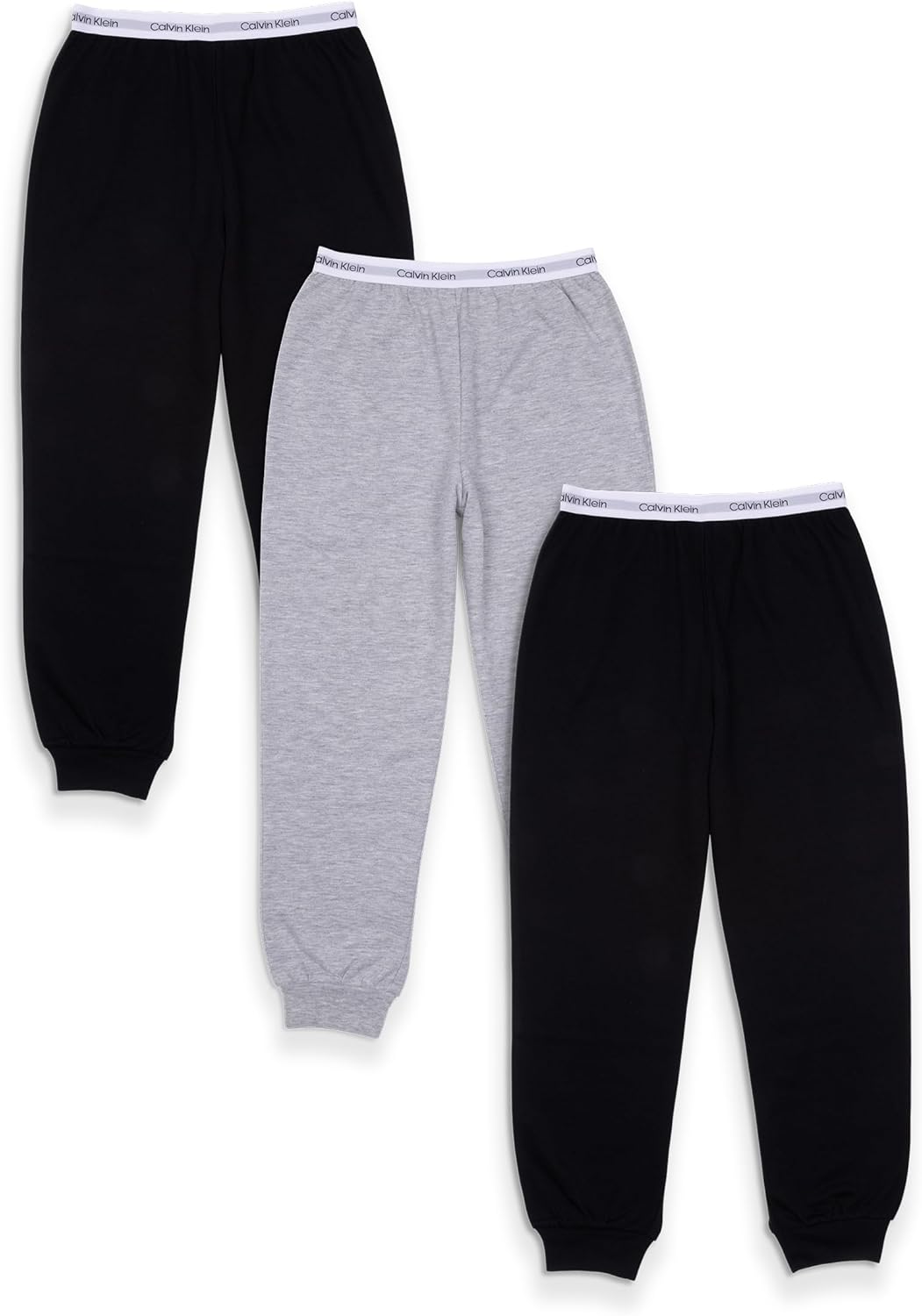 

Набор из 3 шт. для бега унисекс для детей Calvin Klein French Terry, Black/White/ Heather Gray