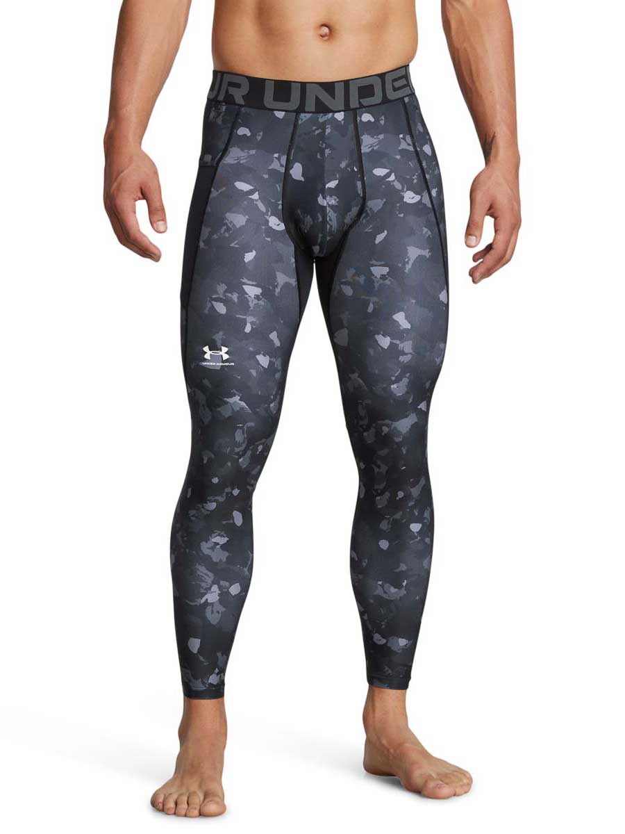 

Тайтсы Under Armour HG Armour Prtd Lgs, черный