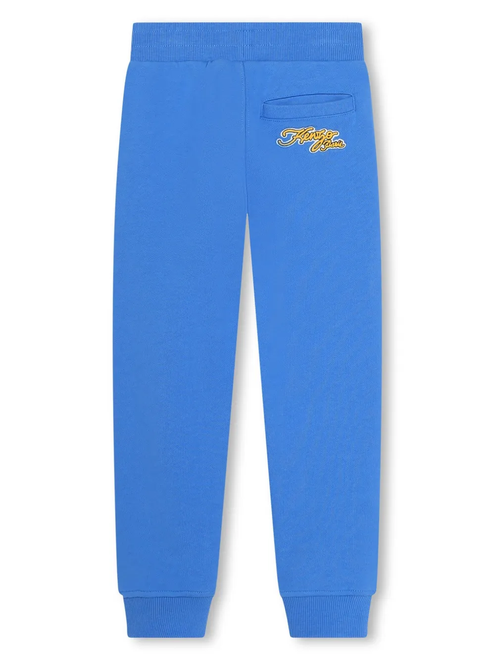 Спортивные брюки с тигровым принтом Kenzo Kids, синий — фото 2