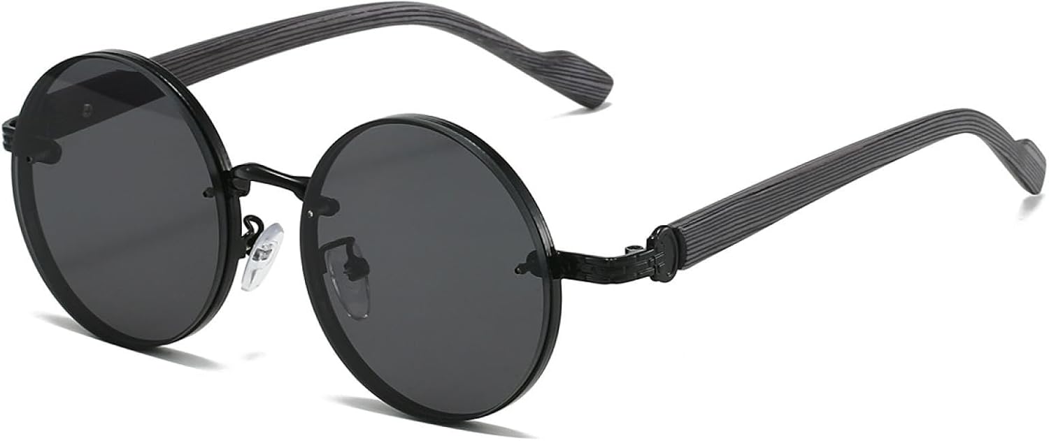 

Солнцезащитные очки с защитой от УФ-излучения UV400 | Круглые градиентные линзы в металлической оправе | Яркие цветные линзы для занятий спортом на открытом воздухе и вождения DSVIGF, 05