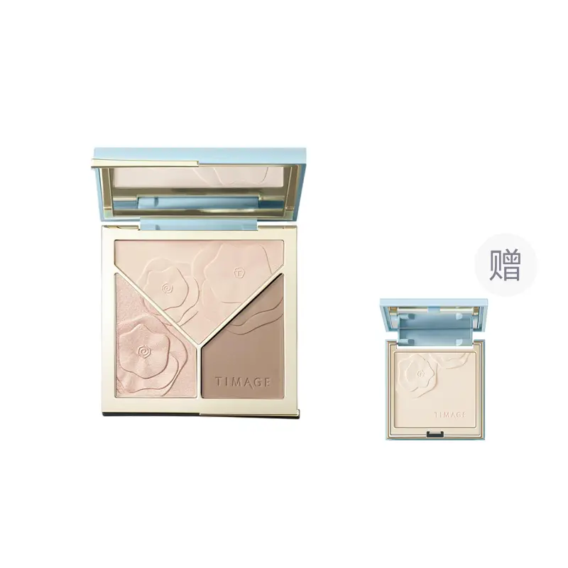 Пластина для коррекции тона кожи Floating Glimmering Shadow Natural Brightening TIMAGE — фото 3