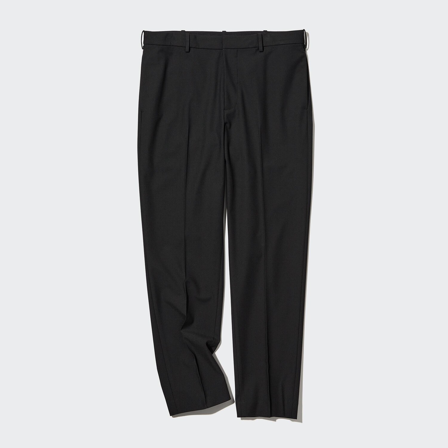 

Умные шерстяные брюки длиной до щиколотки (длинные) Uniqlo, черный