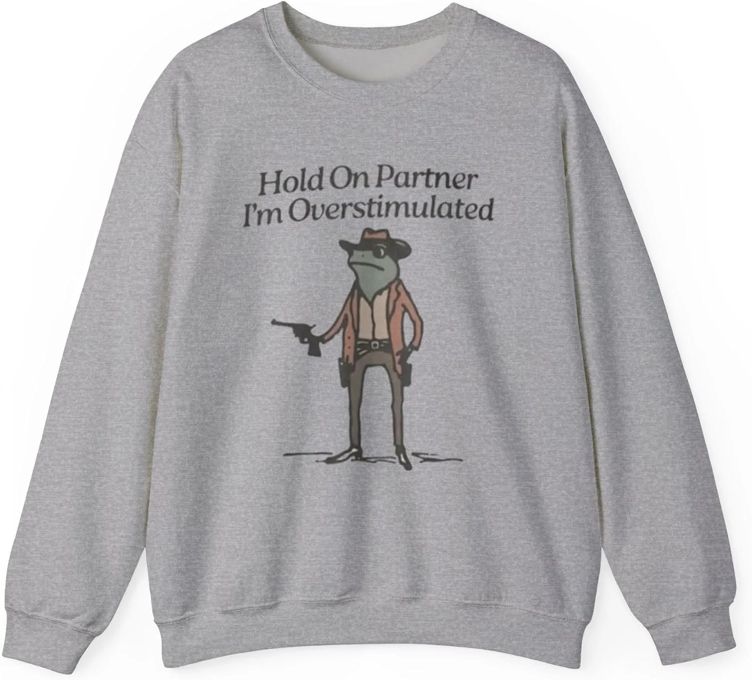 

Толстовка Unisex Heavy Blend Hold On Partner I'm Over Stimulated