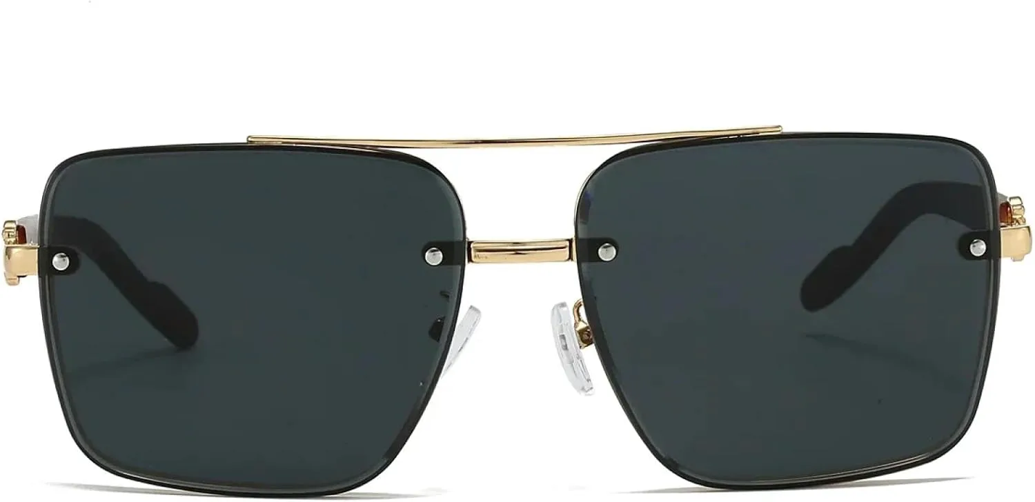 

Солнцезащитные очки HaoLMi с защитой UV400 | Металлическая двойная перемычка | Для женщин и мужчин, для занятий спортом на открытом воздухе и вождения, Blue Yellow