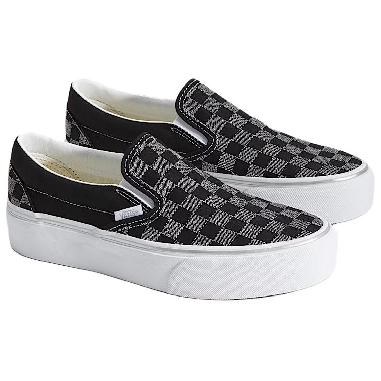 Классические слипоны для скейтборда Unisex Vans, черный — фото 3