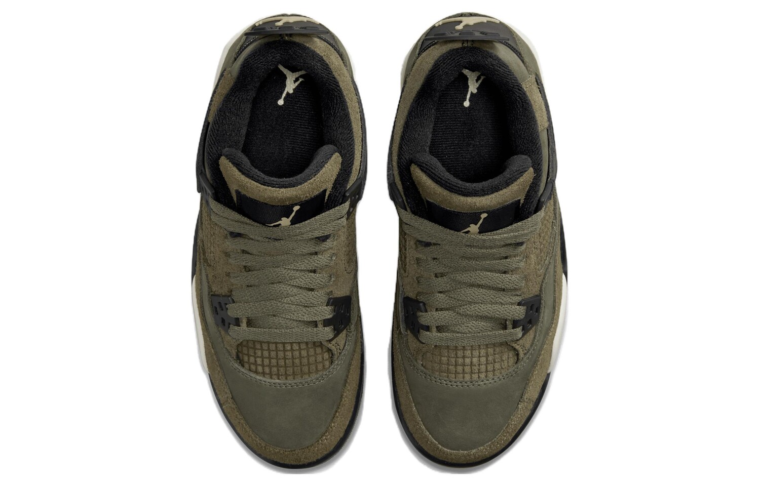 Jordan Air Jordan 4 Vintage Баскетбольные кроссовки женские, оливково-зеленый — фото 3