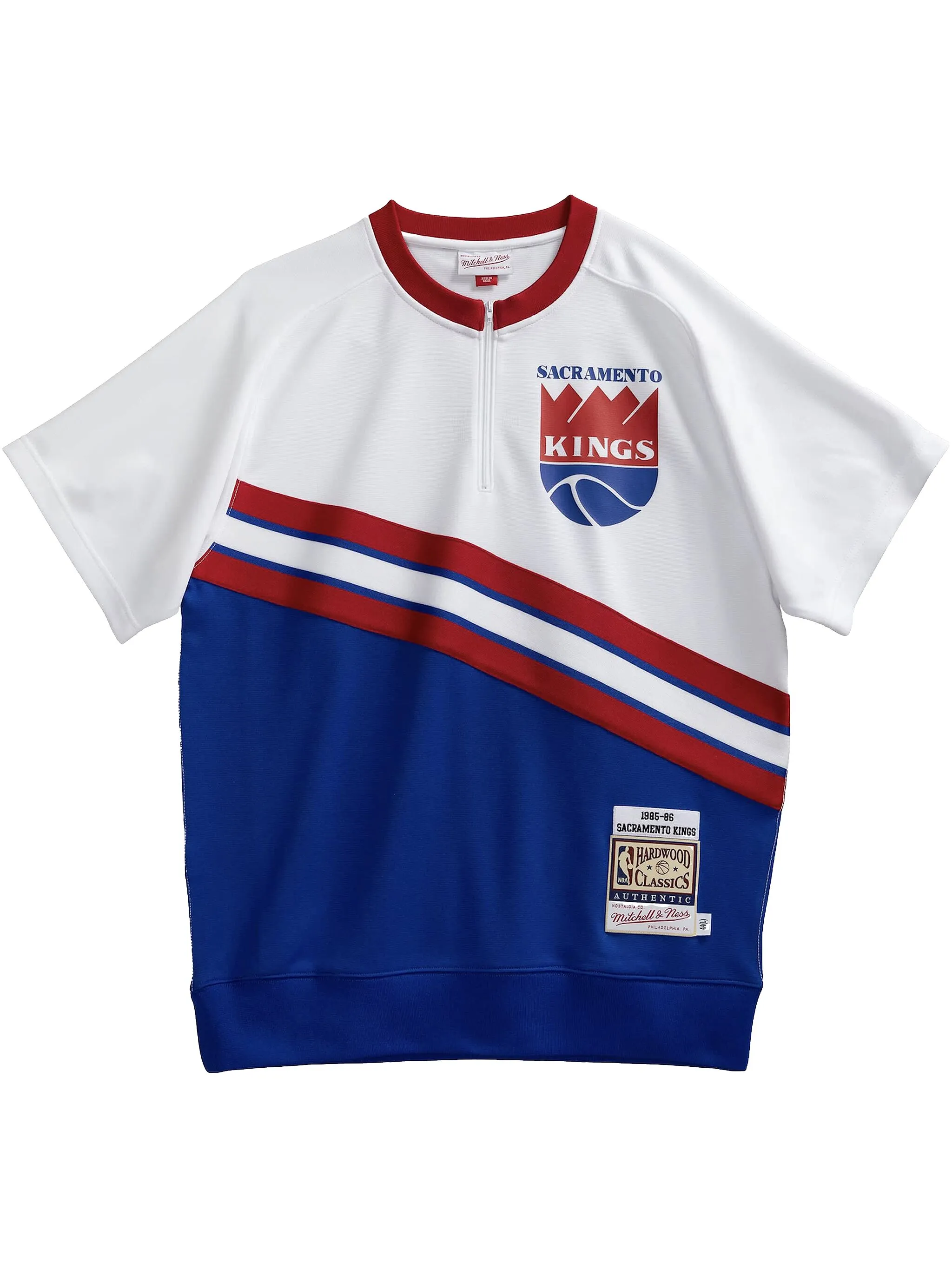 

Футболка NBA Authentic Kings 85 Mitchell & Ness, белый