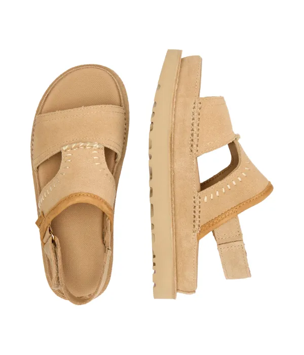 Сандалии Goldenstar из регенерированной кожи Ugg, бежевый — фото 4