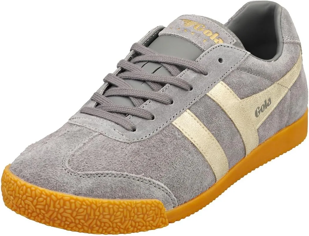 Кроссовки Gola Unisex Harrier Mirror Trainers, цвет пепельный/золотой/коричневый