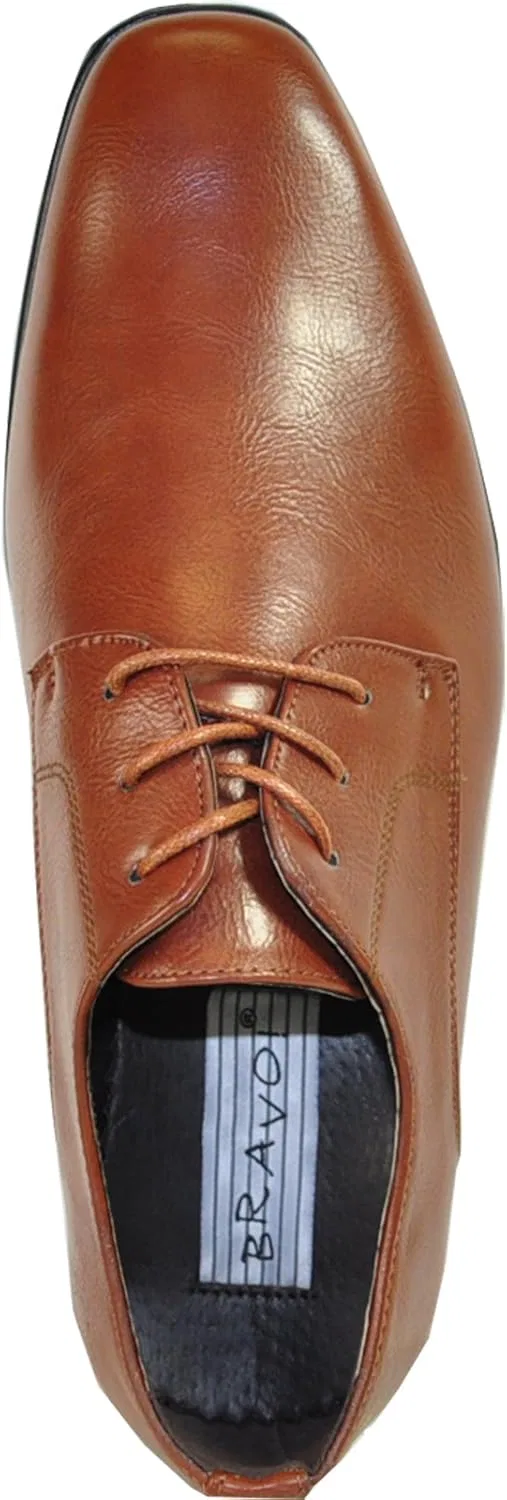 bravo! Браво! Мужские классические туфли King Classic Oxford с кожаной подкладкой - выбор ширины, черные — фото 3