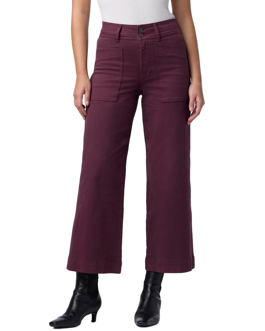 

Джинсы JOE'S Vineyard Wine Wide Leg Cargo Ankle Jeans JOE'S Jeans, красный