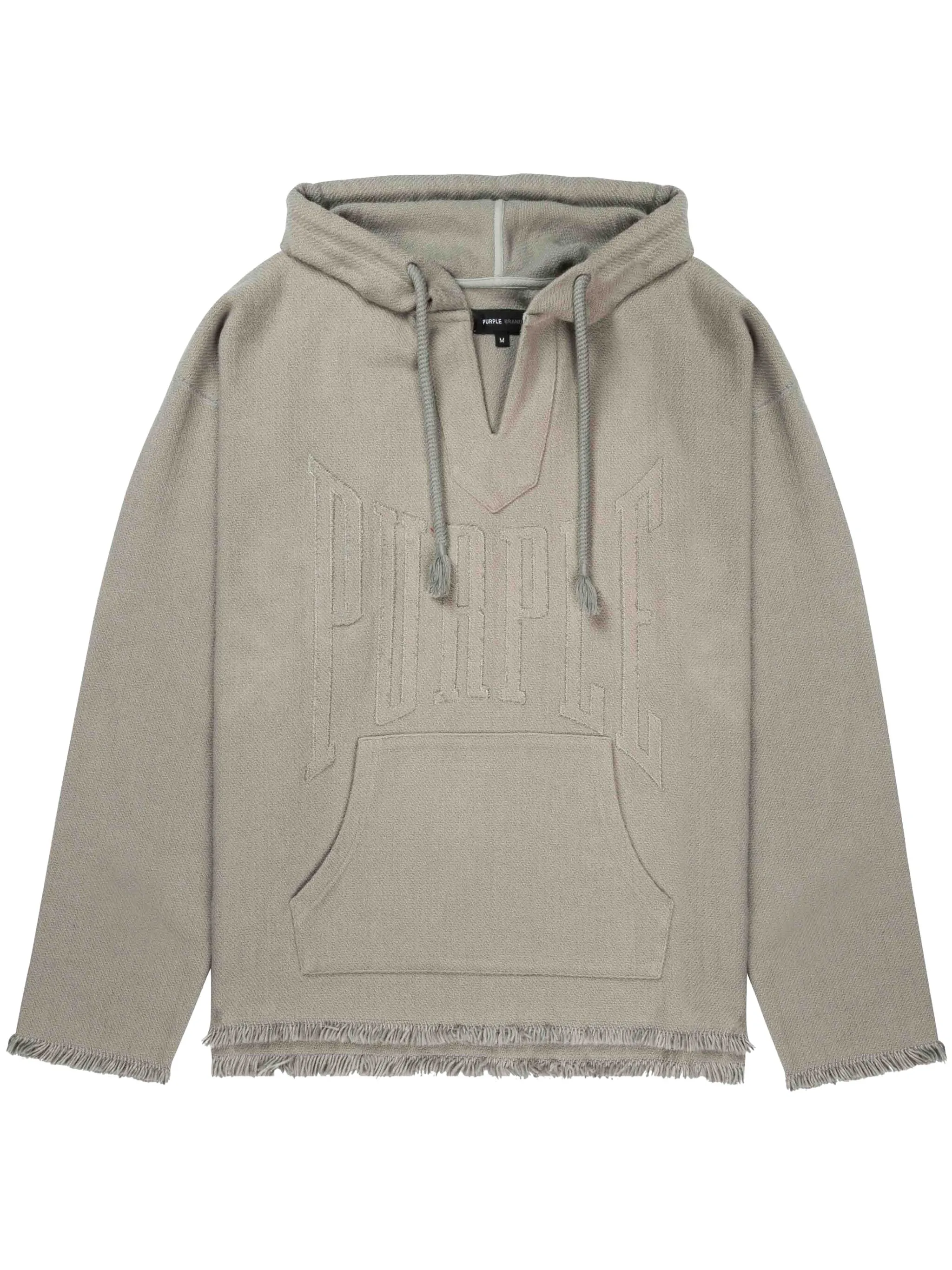 

Худи с логотипом Purple Brand, серый