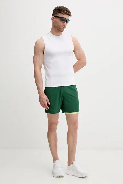Шорты с высокой посадкой Lacoste, зеленый — фото 2