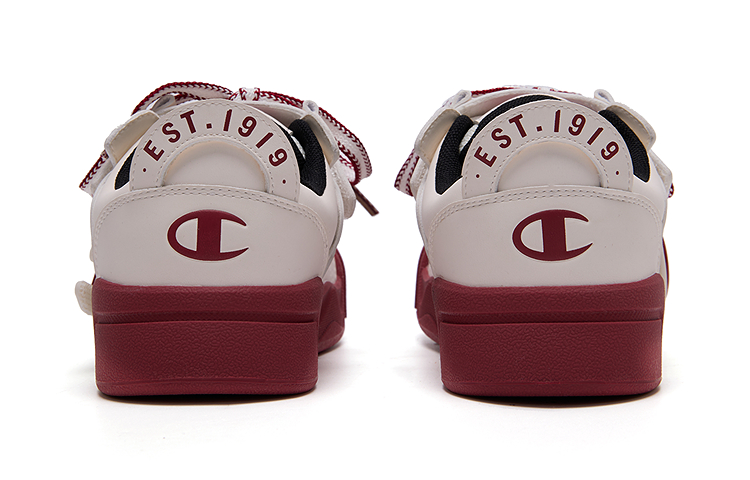 Детские кроссовки Puffy Shoes Rebound And Breathable Low Top для скейтбординга Champion Kids, красный — фото 4