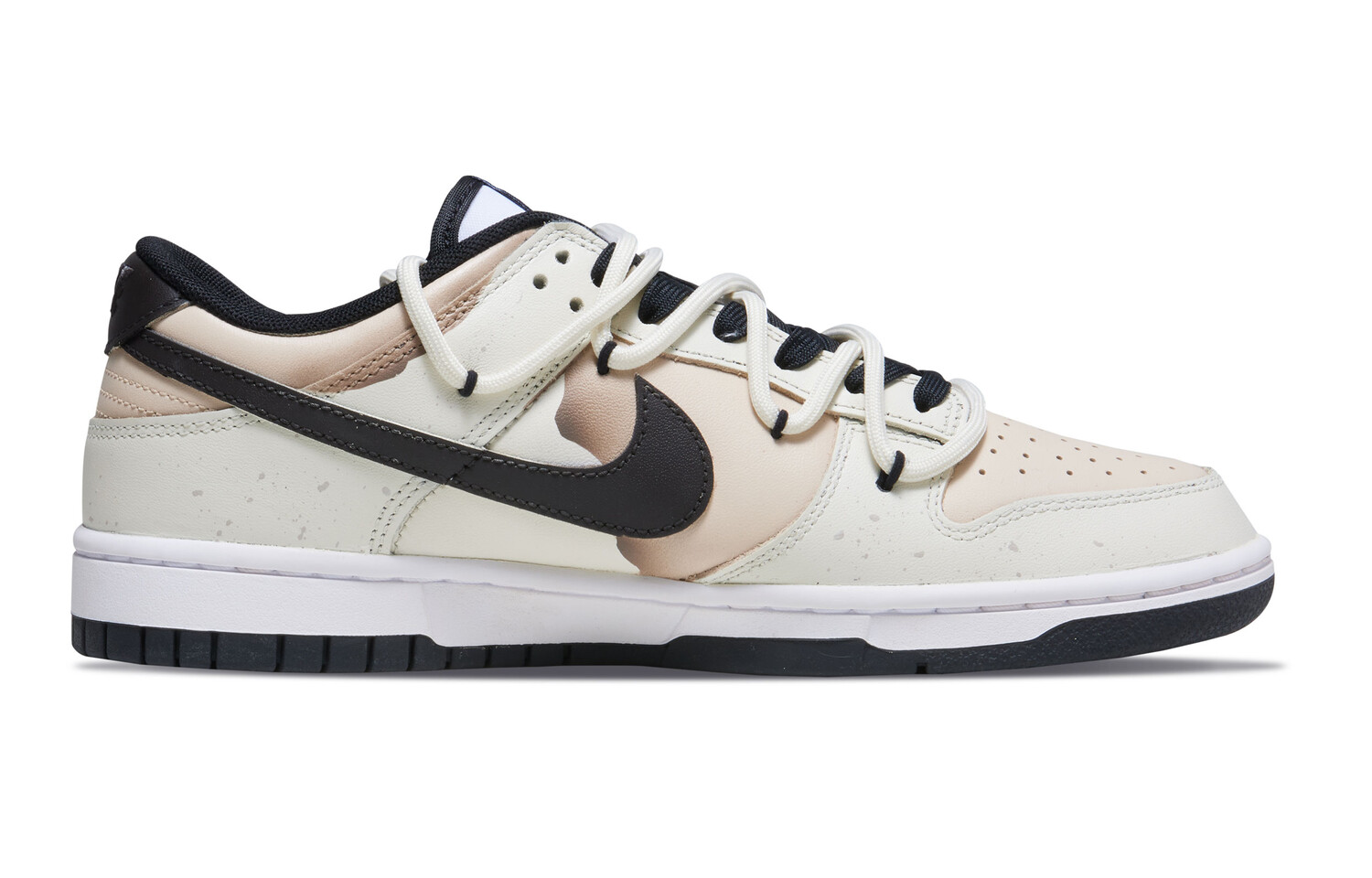 

Кроссовки Nike Dunk Skateboarding Shoes Men Low-top Brown, белый