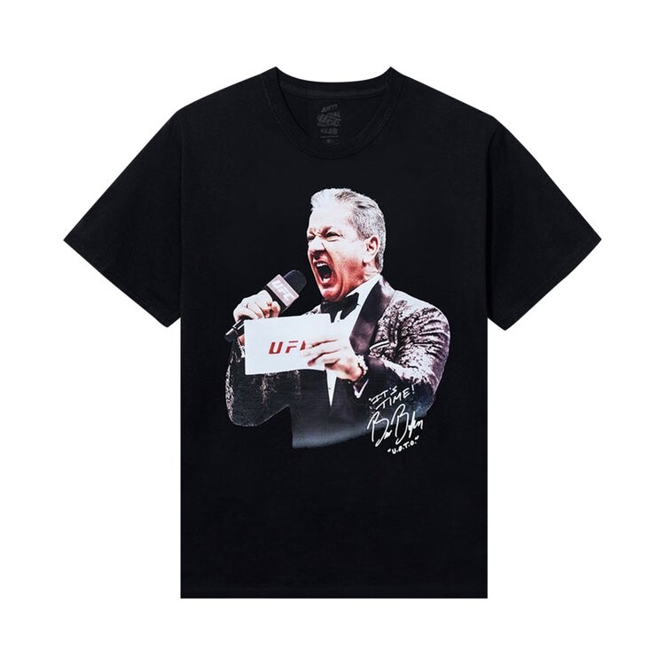 

Футболка Anti Social Social Club x UFC Bruce Buffer Tee, черный