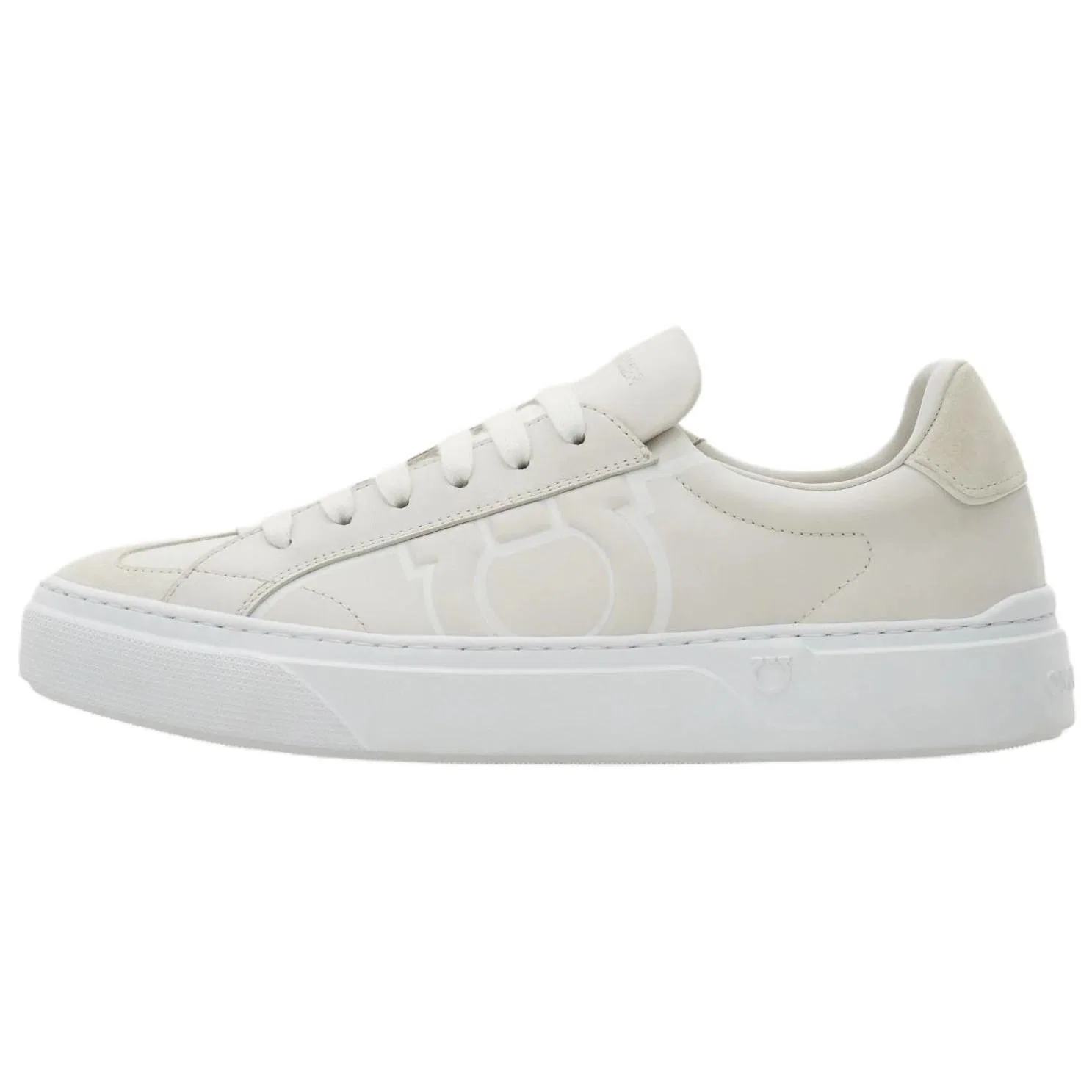 Кроссовки для скейтбординга Gancini Low top Ferragamo с коробкой белые