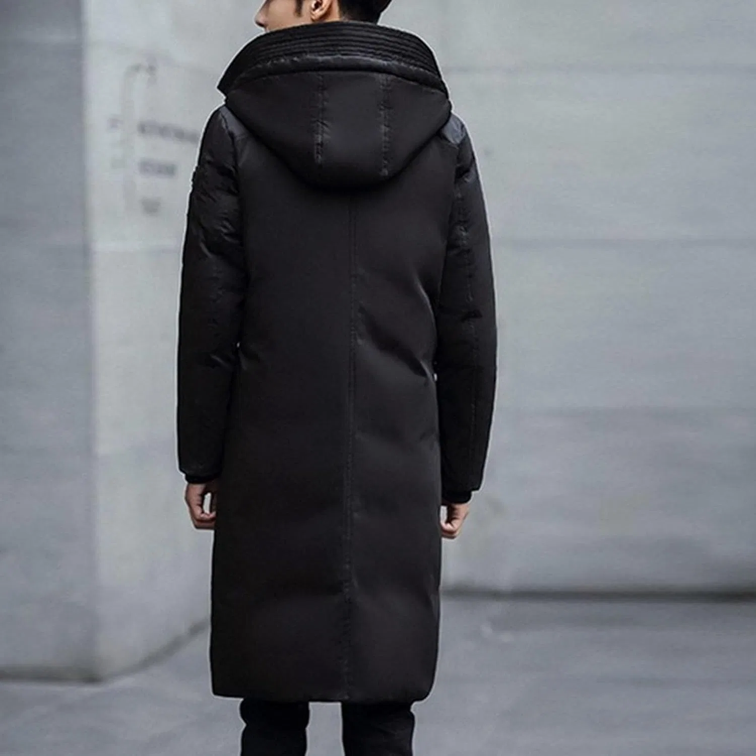 Мужские зимние пальто, водоотталкивающая ветровка, утепленная парка, теплая куртка с капюшоном — фото 3