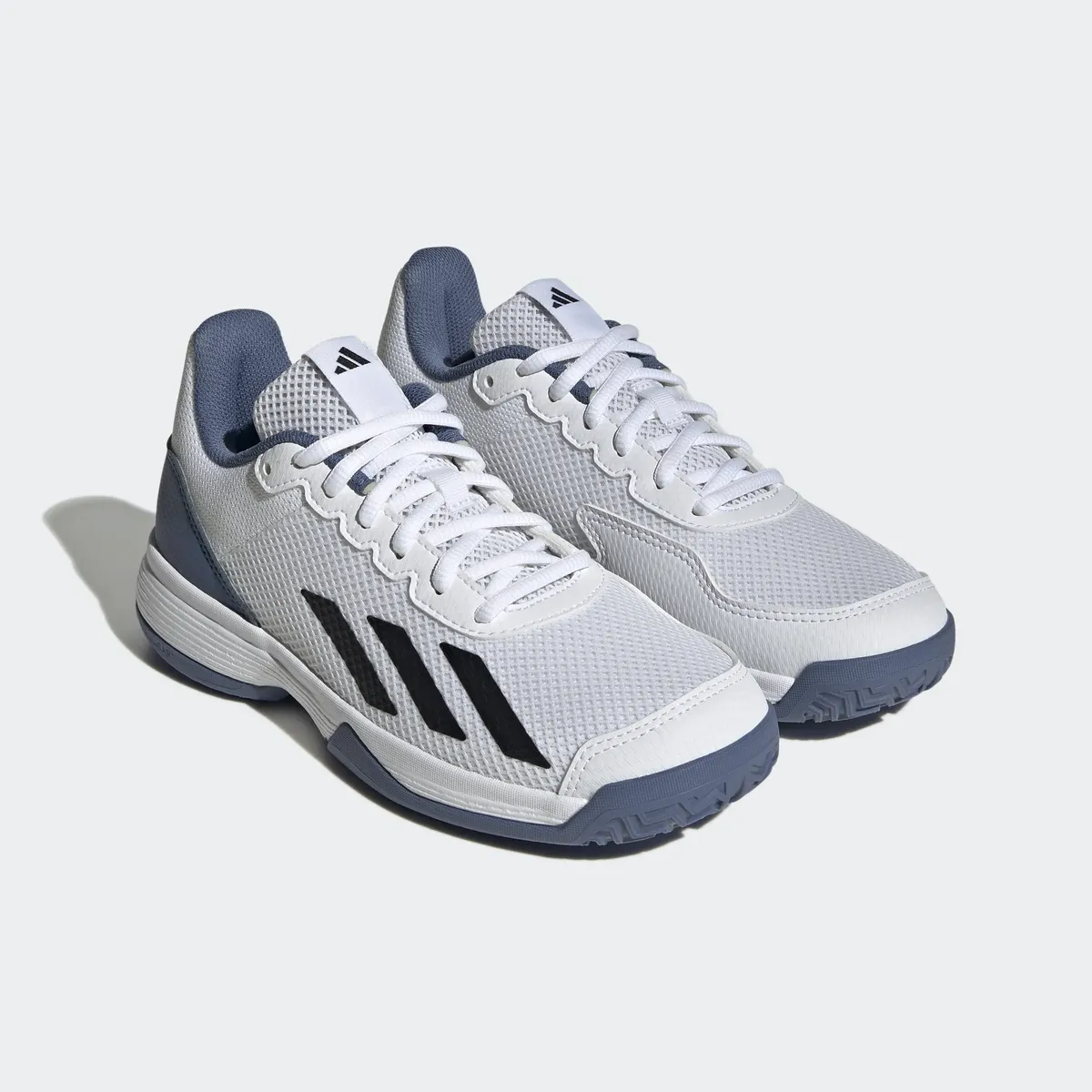 

Теннисные кроссовки Adidas Performance "Courtflash K", Multicourt, цвет Ftwwht / Core Black / Creblu